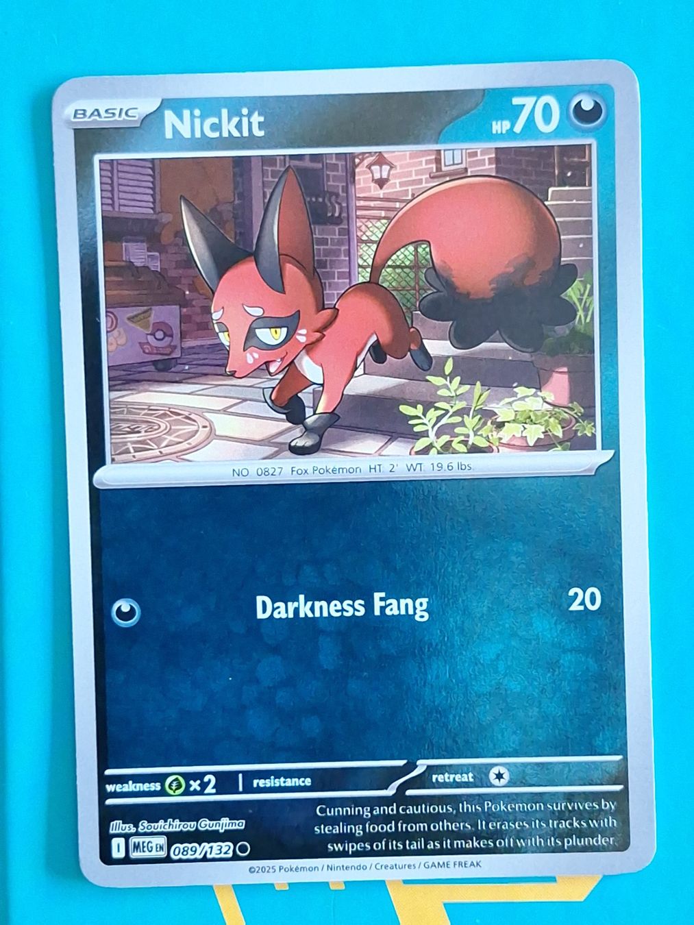 Pokémon Carte collezionabili: Nickit - Reverse Holo Pokemon Mega Evolution #1.8 – Usato da Altstätten SG venduto da GGsGameshop