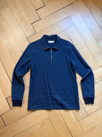 PANTALONI - Oberteil blau gestreift 48