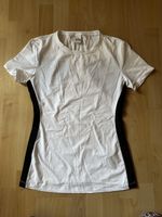 T-shirt sport JETSET blanc/noir – Taille S – Stretch 