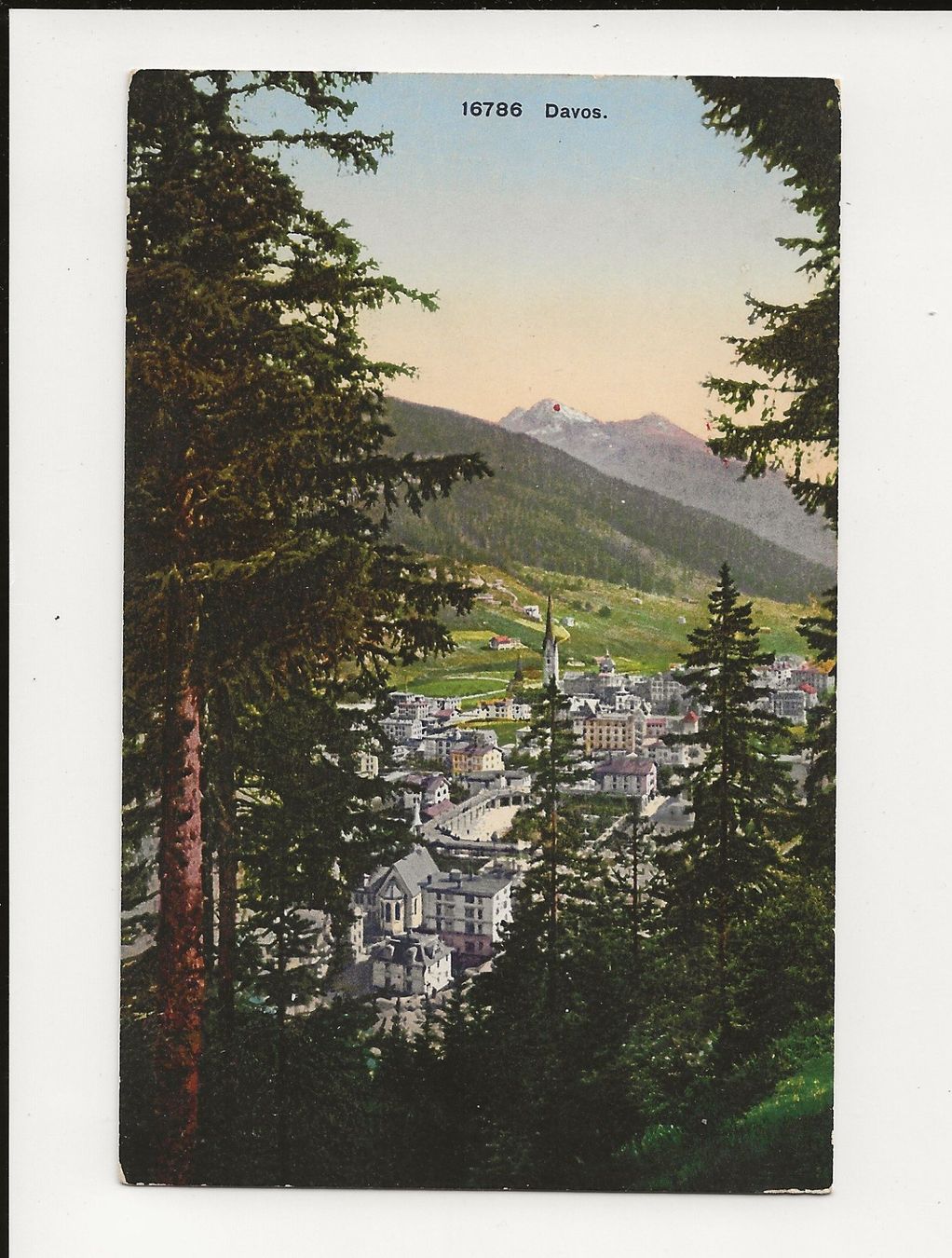 Ansichtskarten: AK ca 1920 Davos GR – Gebraucht aus Greifensee von 315WDO