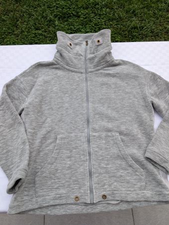 NAPAPIJRI - Fleecejacke mit hohem Kragen, Grau, Grösse S