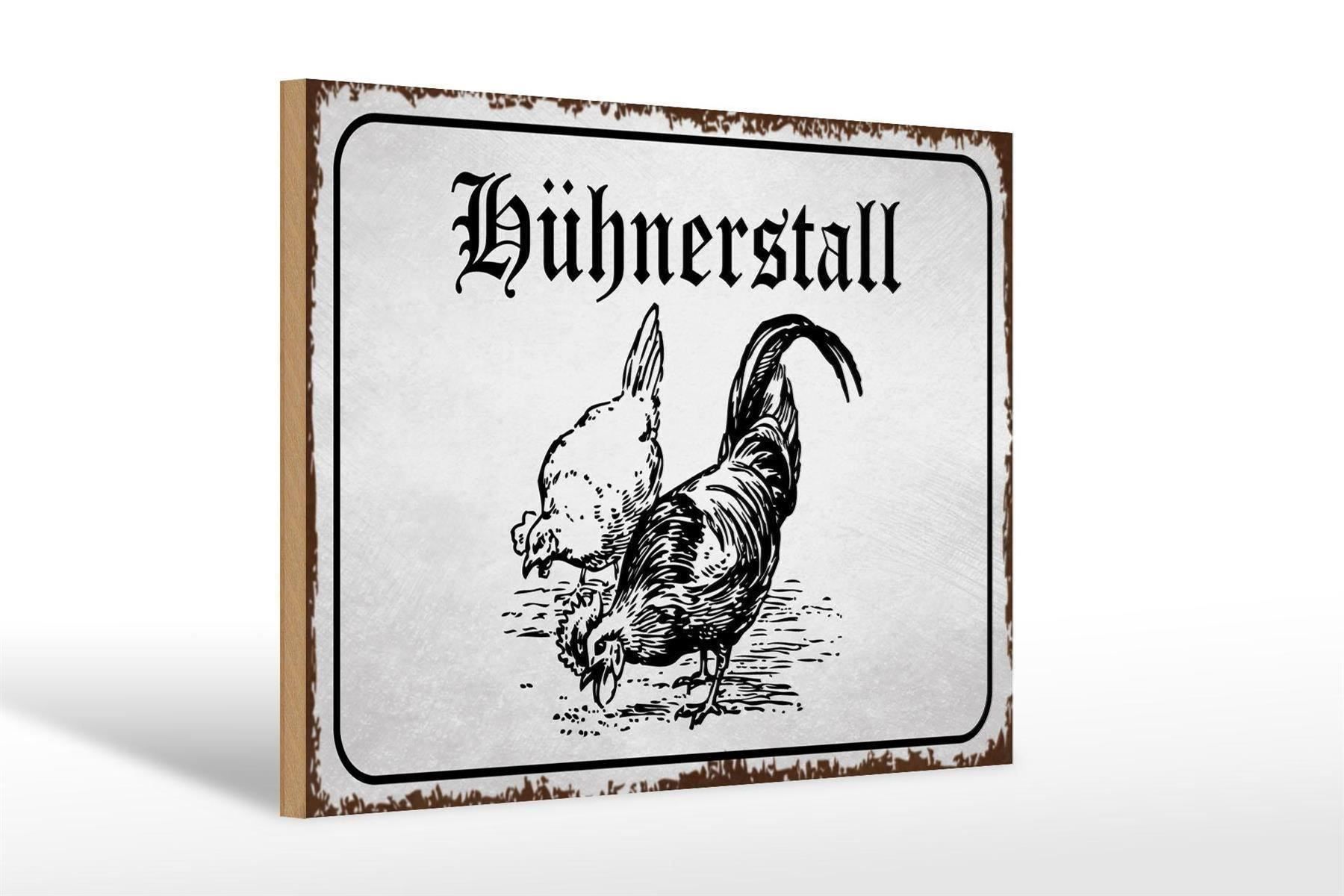 Insegne: Blechschild-HÜHNERSTALL-RUSTIKAL – Nuovo e nell'imballaggio originale da Rupperswil venduto da big-one-sale 1