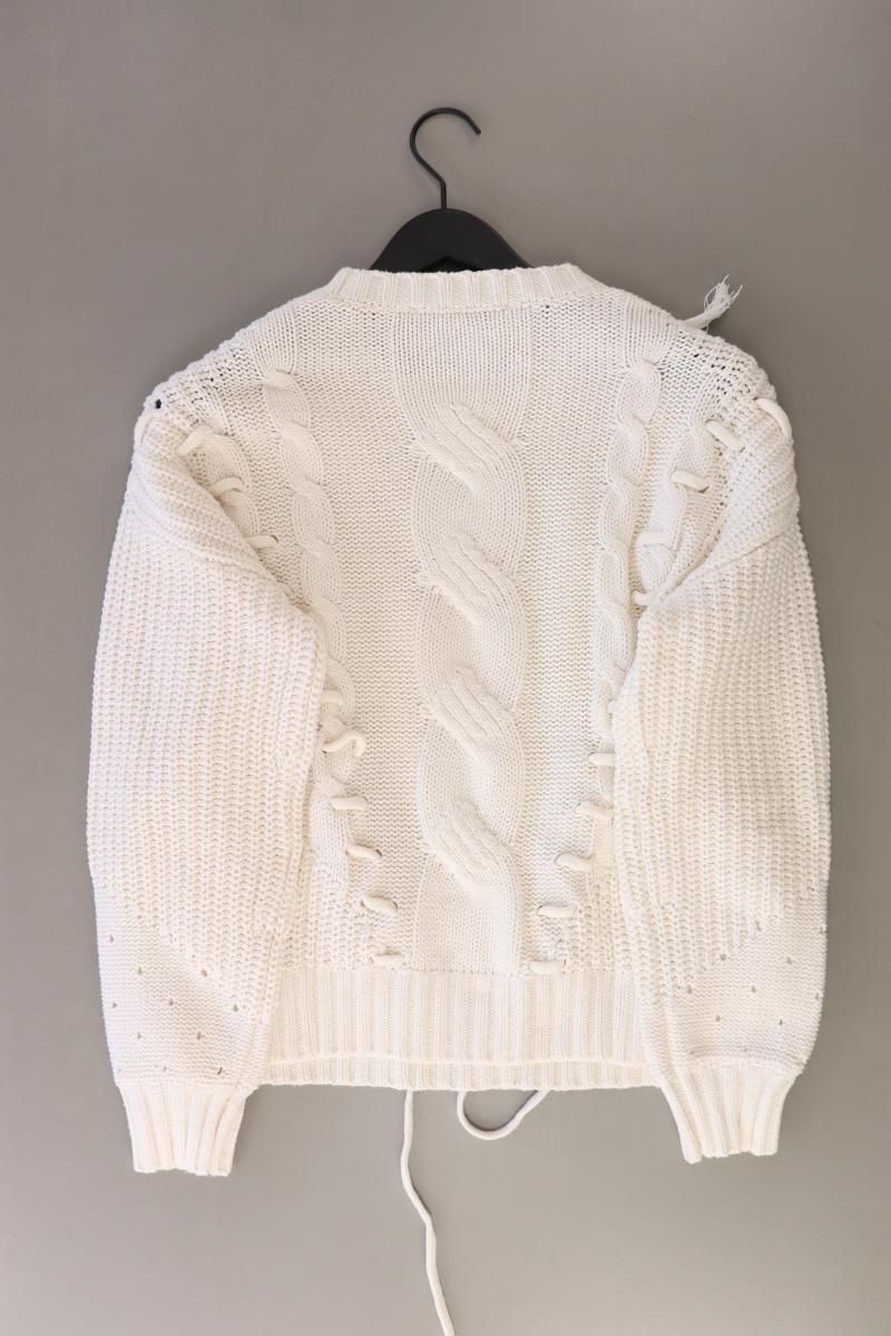 Maglioni & Felpe: Oui Grobstrickpullover Gr. 40 weiß – Usato da Neustadt an der Waldnaab venduto da SecondLifeFashion 1