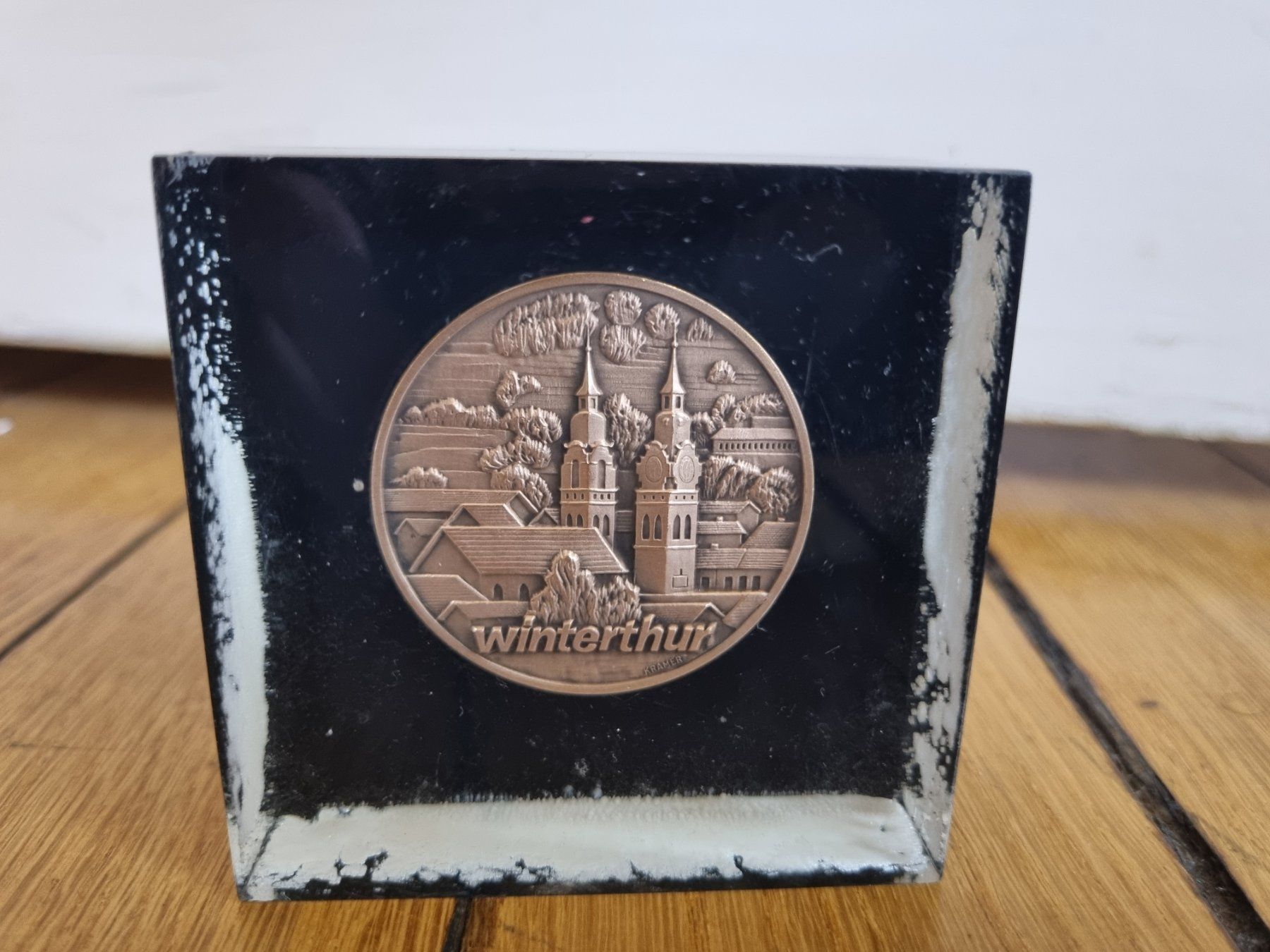 Medaillen: Winterthur Kramer  Briefbeschwerer Vintage Medaille – Gebraucht aus Schaffhausen von Leveron13 1