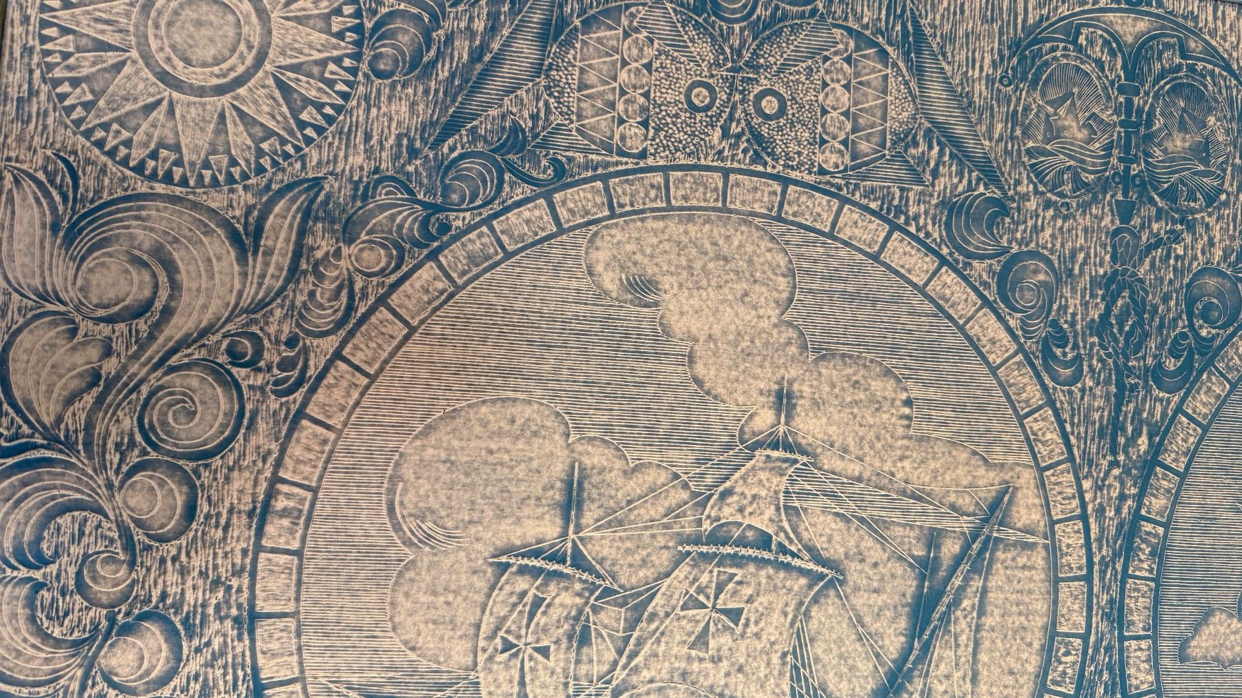 Tables: Couchtisch mit Bronzemuster – D'occasion à Wilen b. Wollerau par gpanzera 3