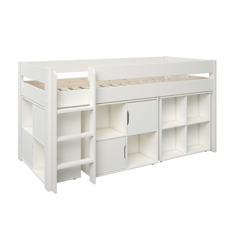 Matratzen: Mid-height bed with desk and storage – Gebraucht aus Zürich von ebednarek