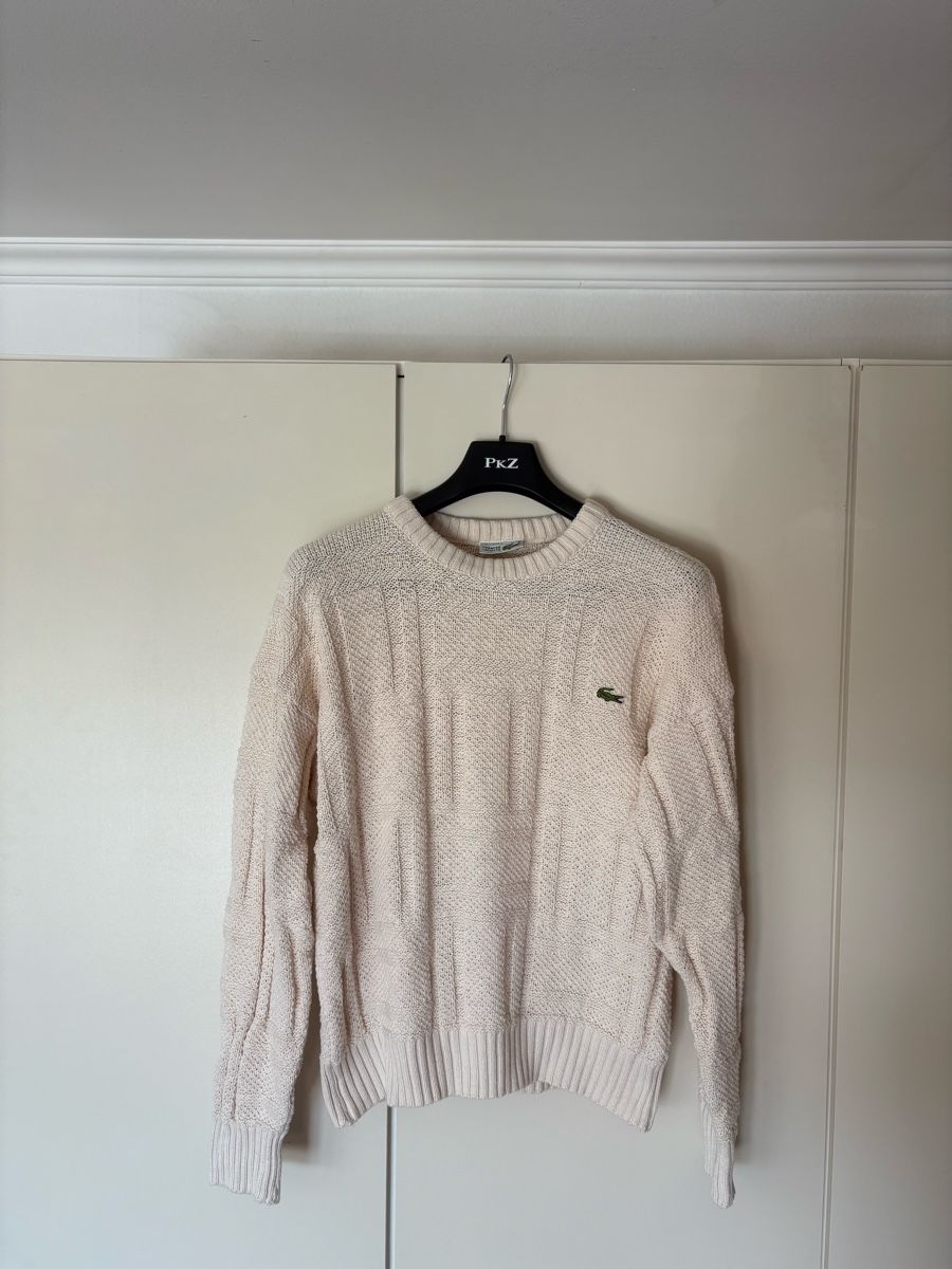 Lacoste Maglioni & Felpe: Vintage Lacoste Cotton Jumper, Cream – Usato da Gland venduto da chu_qc69
