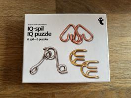 IQ-Spiel Metallpuzzle Geduldspiel Knobelspiel 6 Stk.