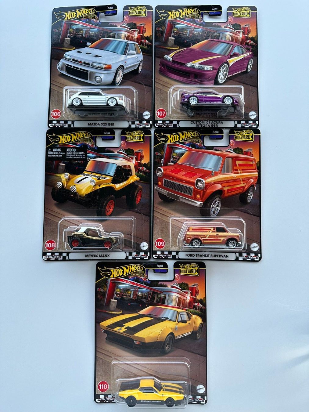 Hot Wheels Modellautos: Hot Wheels Premium Boulevard - Komplettes Set – Neu und originalverpackt aus Schüpfen von rafe02