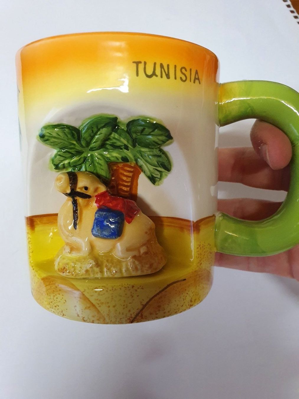 Tazze: Tunesien Tasse mit Kamel – Usato da Oberdorf BL venduto da BaldenEagle