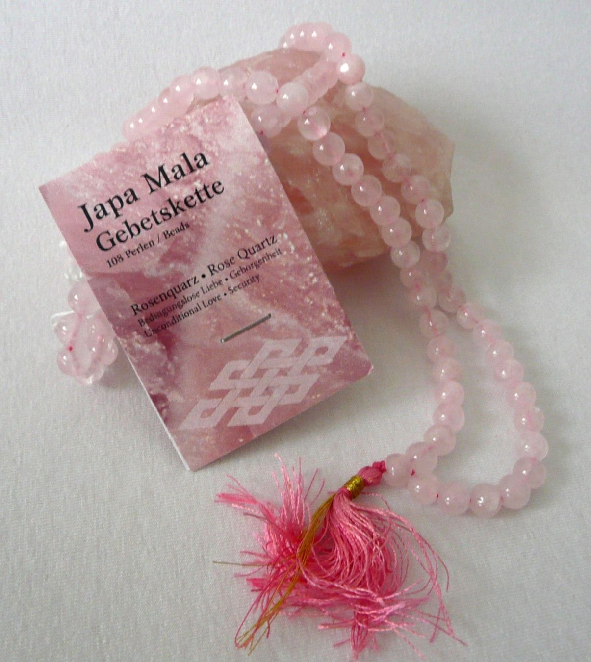 Catenine: Mala - Rosenquarz – Nuovo e nell'imballaggio originale da Mauren venduto da Yeelen