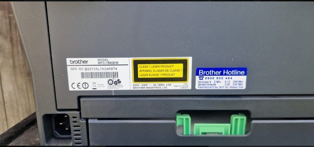 Brother Stampanti: MFC-7860DW Brother Multifunktionsdrucker – Usato da Niederlenz venduto da DaveDasWahnsinn 3