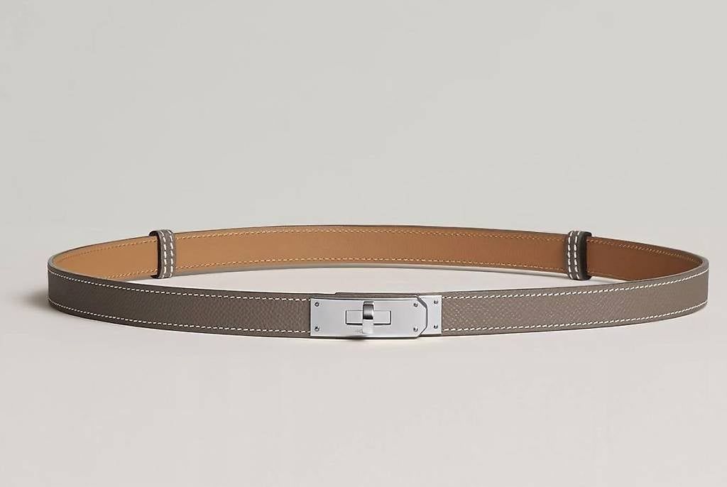 Hermès Gürtel: Hermes Kelly Belt Etoupe – Gebraucht aus Bäch SZ von Carinabigi