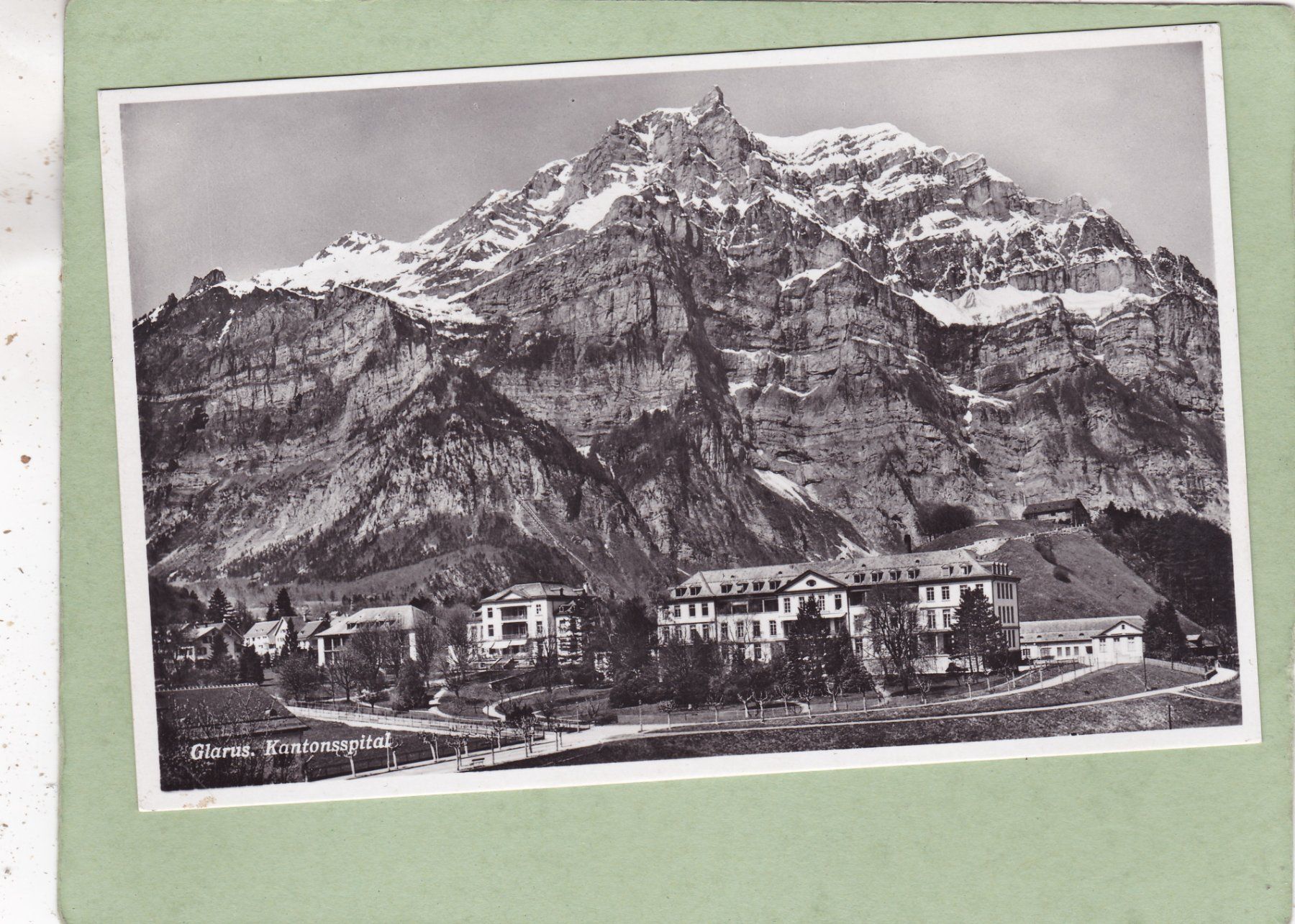 Cartes postales: Glarus Kantonsspital 1938 – D'occasion à Herisau par Lisegrat2008