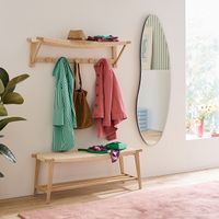 KIOTO - Garderobe aus Echtholz-NEU