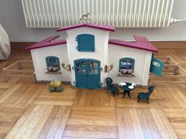 Schleich Reiterhof 42567 mit viel Zubehör - Top Zustand!