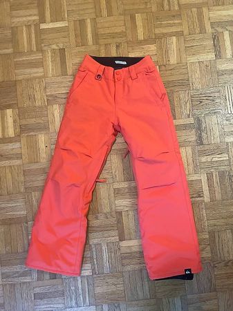 Orange Skihosen mit der Gr. 128