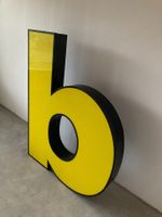 Leuchtbuchstabe b aus den 70er Jahren