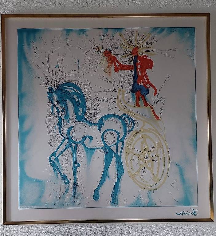 Dipinti: Salvador Dali "Le Cheval de Triomphe" – Usato da Utzenstorf venduto da Waldi66