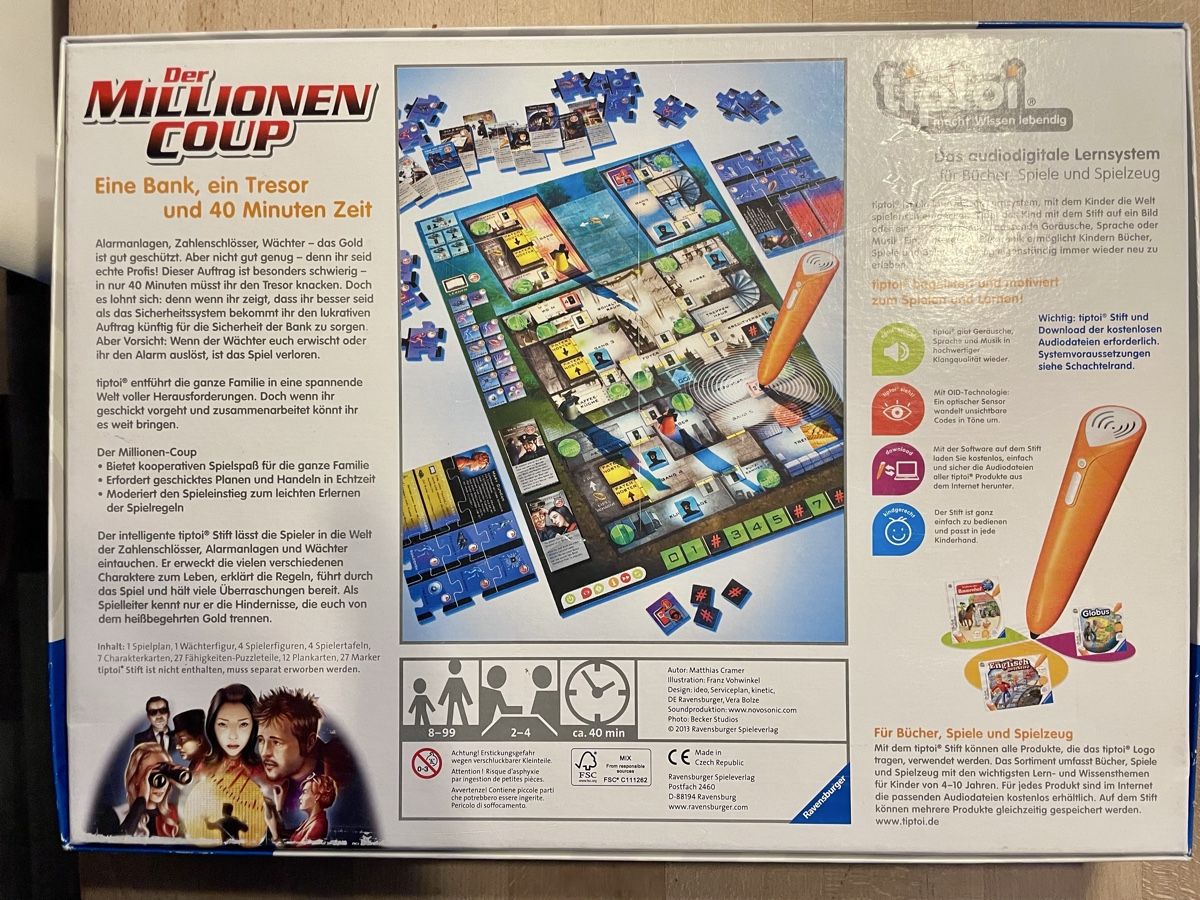 Tiptoi Giochi: Der Millionen Coup, Tip toi Spiel – Usato da Birr venduto da himmelblau015 1