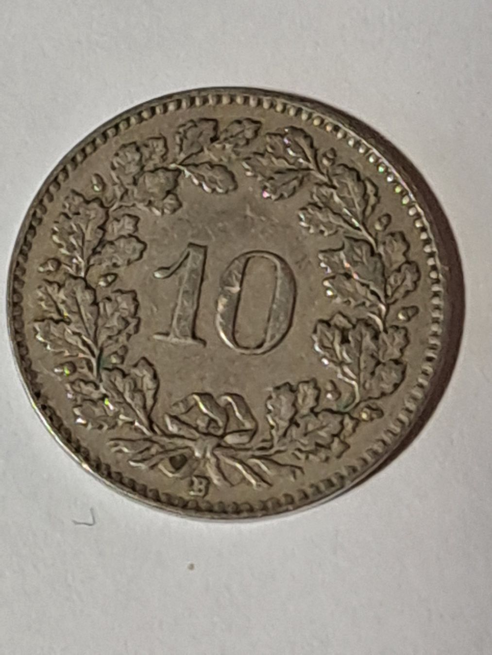Alle Münzen: 10 Rappen 1927, 4 Stück – Gebraucht aus Bitsch von jajo79076 4