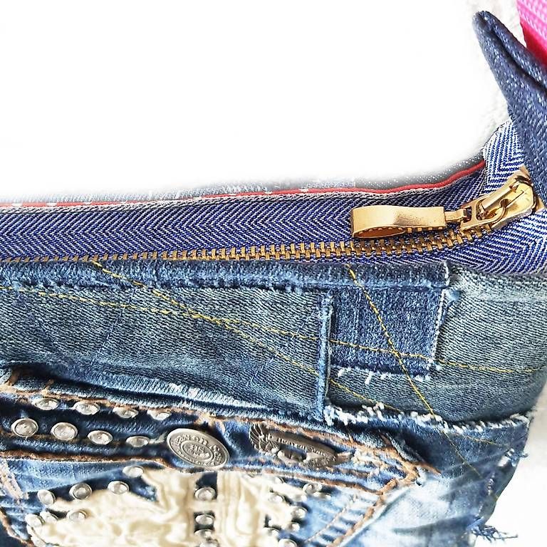 Borse: Patchwork-Jeanstasche swiss Handmade ✨ – Nuovo e nell'imballaggio originale da Widnau venduto da Marakumba 1