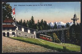 Chaumont, La gare vue sur la Tour et les