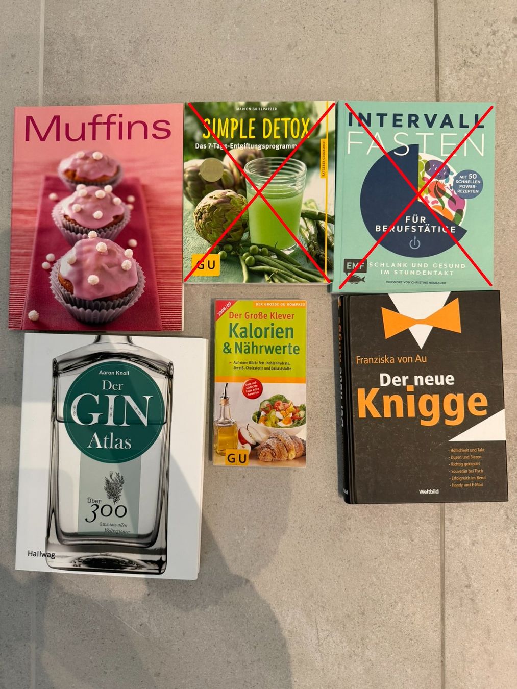 Bücher: Diverse Bücher - Ernährung, Gin & Knigge – Gebraucht aus Aarau Rohr von HappyKoala