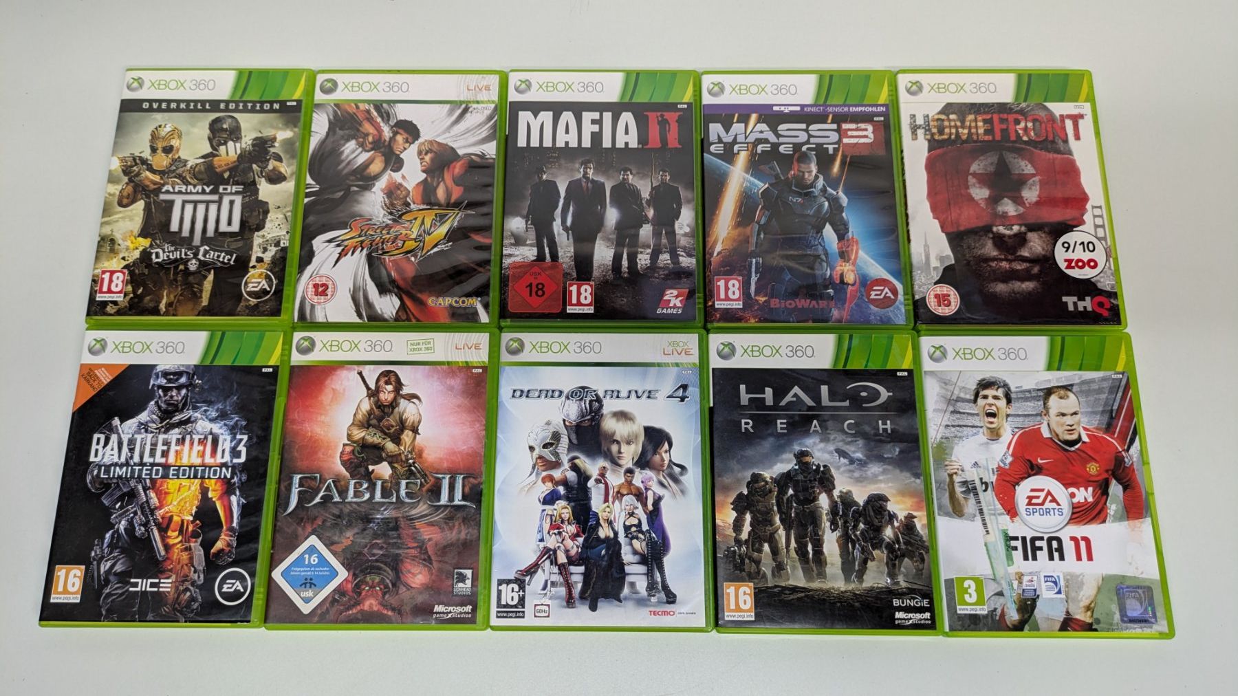 Giochi: 10 Microsoft Xbox 360 Games, Sammlung – Usato da Menziken venduto da mame18