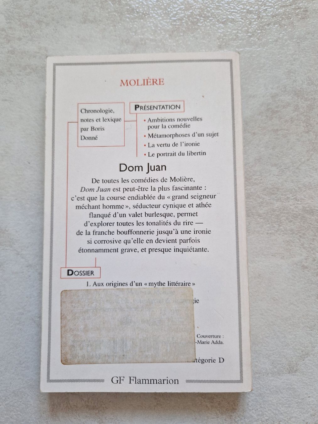 Bücher: Dom Juan, Molière – Gebraucht aus Zürich von hogerseppvreni 1