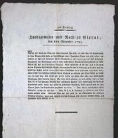 Dokument Glarus und Luzern 1792