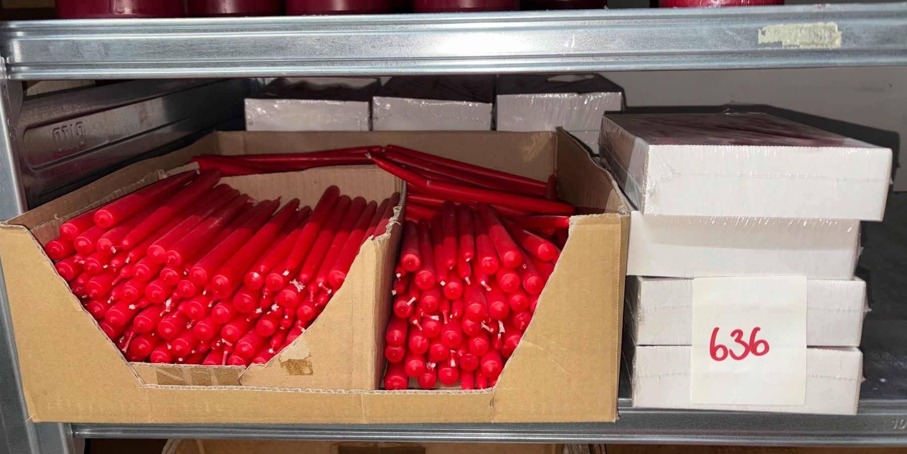 Kerzen: 636 Posten Kerzen aus Liquidation – Neu (gemäss Beschreibung) aus Derendingen von Meisterstuecke 1