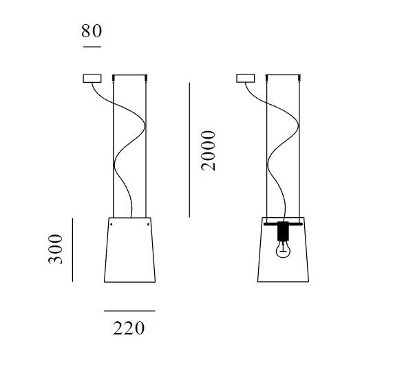Kronleuchter & Deckenlampen: Pendelleuchte Sera Small S1 von Prandina – Neu (gemäss Beschreibung) aus Suhr von leuchtenshop 1