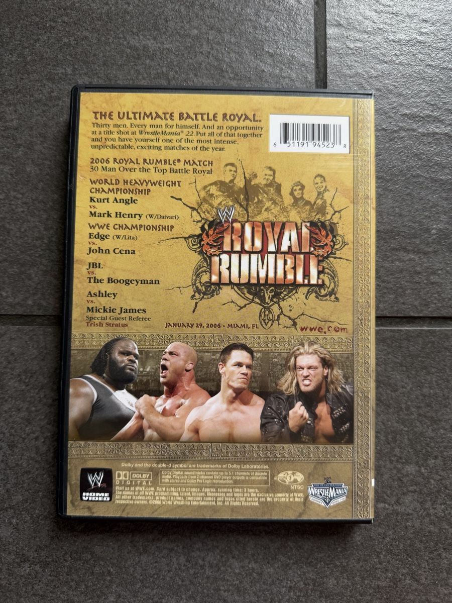 Alle DVDs: WWE Royal Rumble 2006 DVD – Gebraucht aus Zürich von cENS0R 1