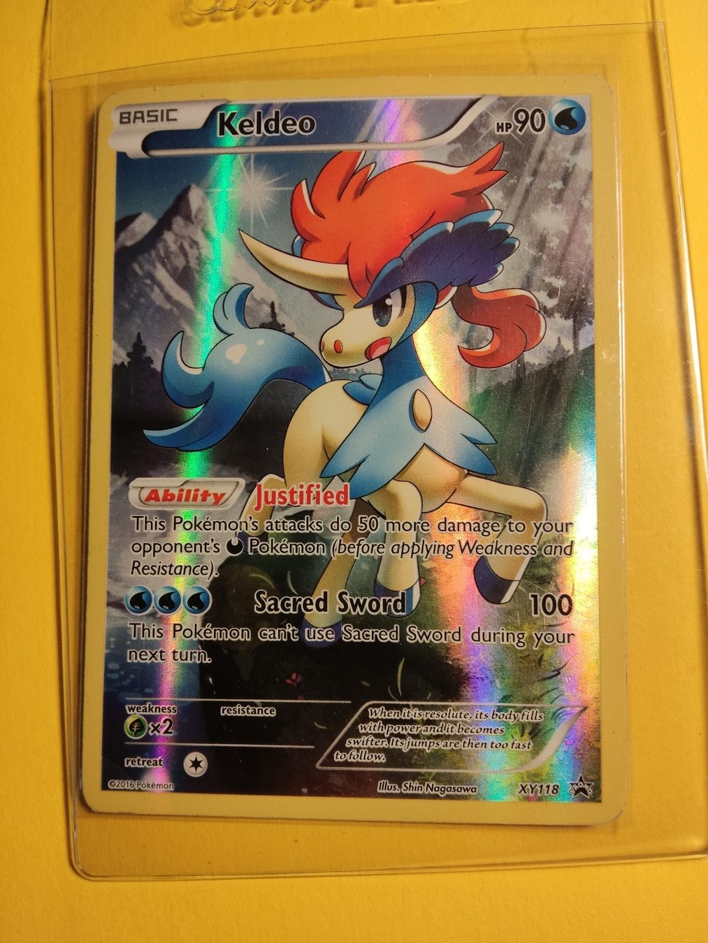 Pokémon Carte collezionabili: Keldeo XY118 Promo 2016 – Usato da Vezio venduto da 41181