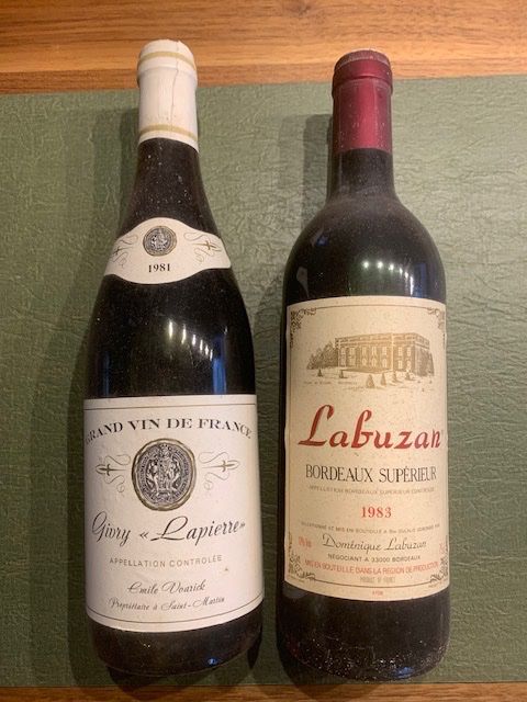 Wein: Givry Lapierre 1981  / Labuzan 1983 – Gebraucht aus Studen BE von Free44