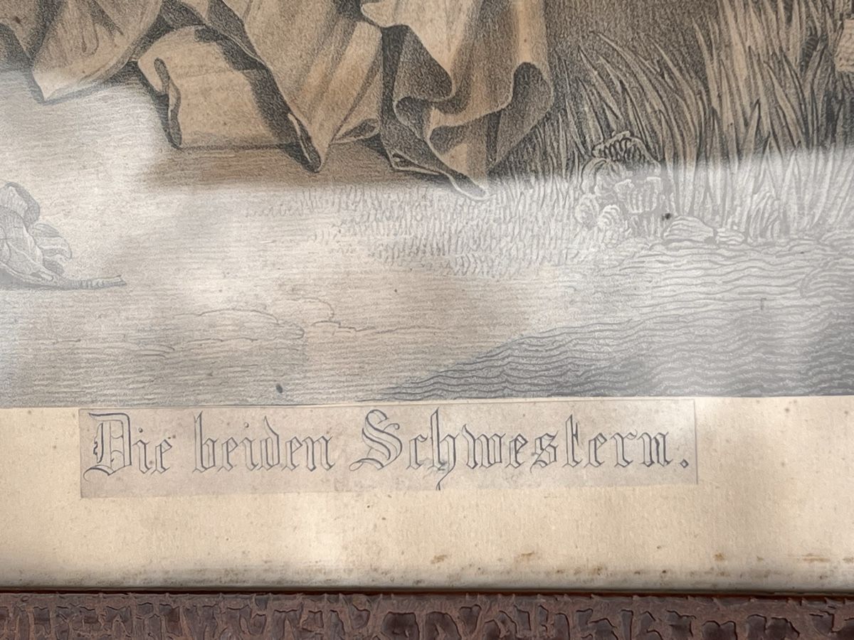 Foto & Immagini: Alte Bild "Die beiden Schwestern" (43) – Usato da Glattfelden venduto da maa_qcj8 2