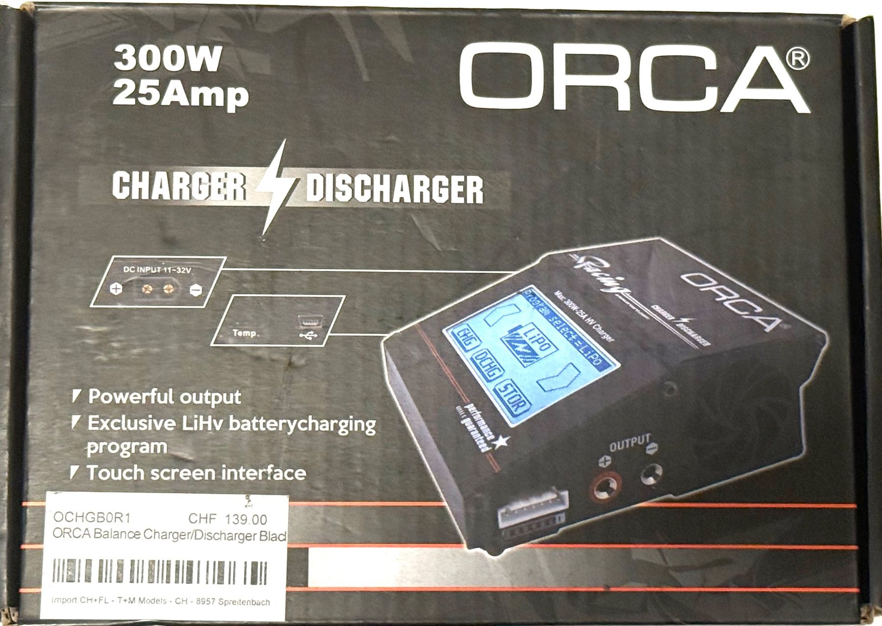 Modellismo RC: CHARGEUR ORCA 25A – Usato da Yverdon-les-Bains venduto da Fijo-rc