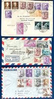 1953-55 / 3 Spanien Briefe /2 x Flugpost