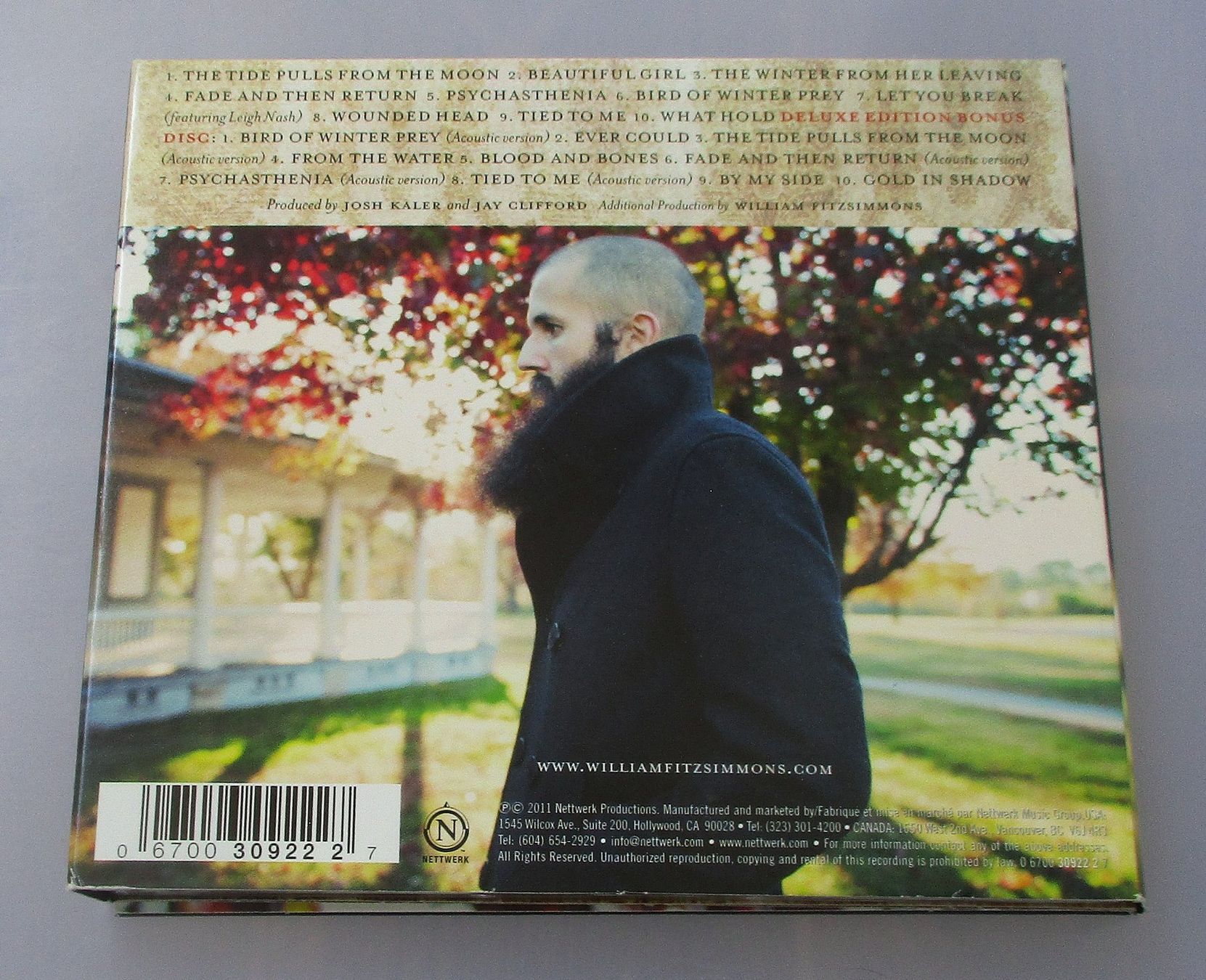 CD: WILLIAM FITZSIMMONS - Gold In The Shadow - Ltd. 2-CD – Usato da Wattwil venduto da Muriel11 1