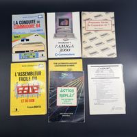 Lot de 6 livres manuels techniques Commodore et Amiga