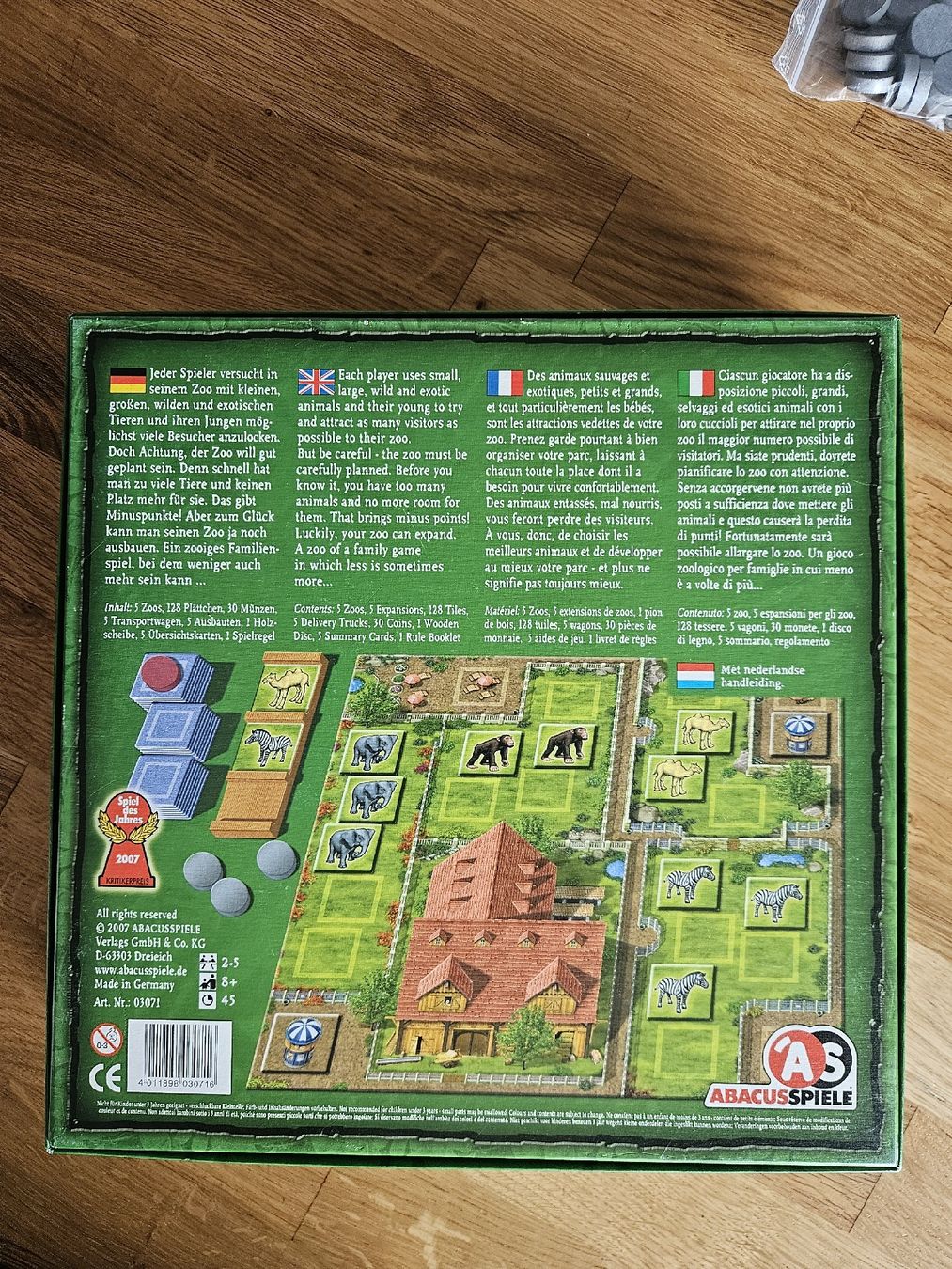 Giochi: Zooloretto Spiel des Jahres 2007 – Usato da Mühlethurnen venduto da Kurt74 1