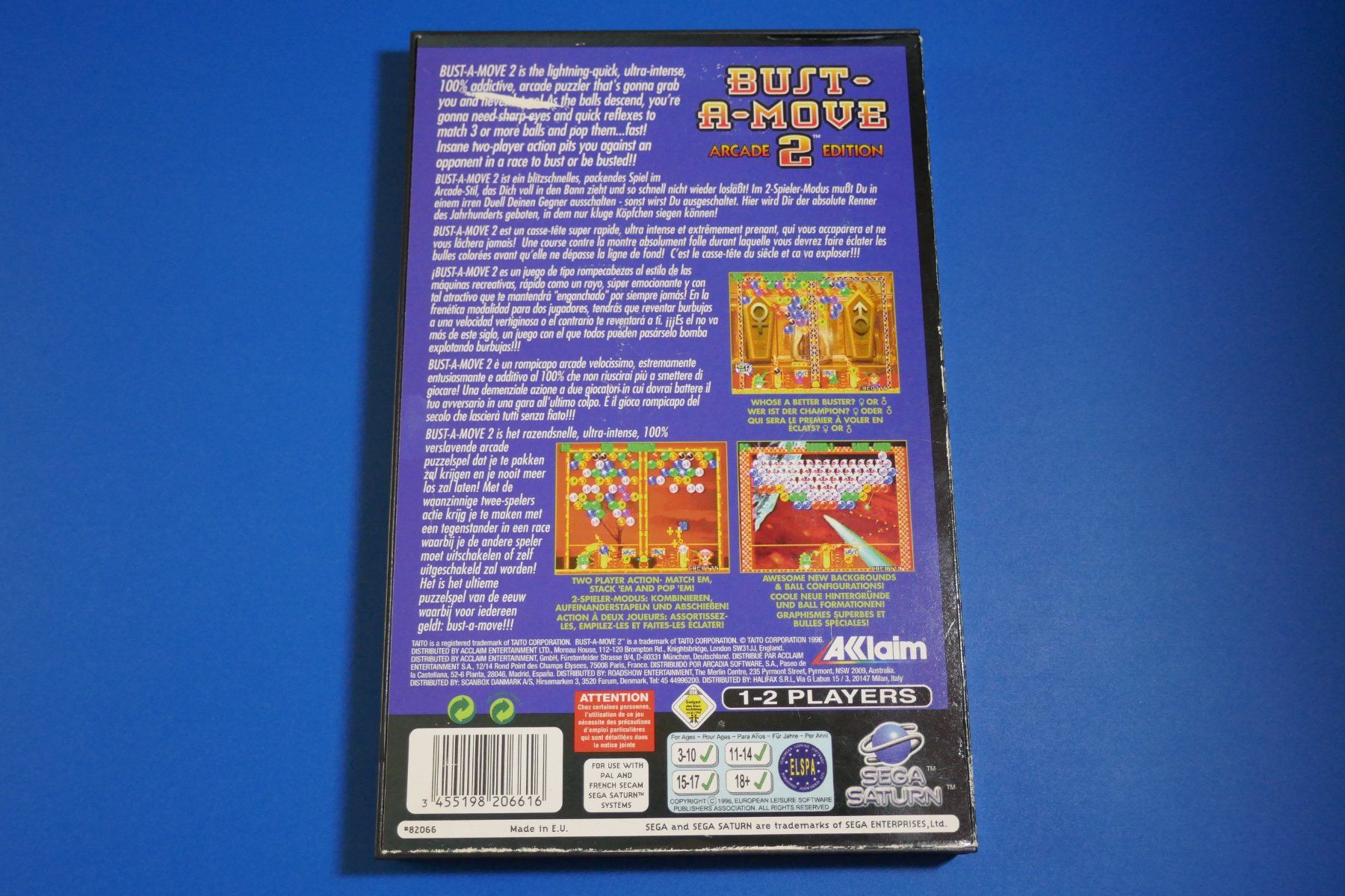 Sega Spiele: Bust-A-Move 2 : Arcade Edition - Sega Saturn – Gebraucht aus Vuarrens von Espace-Retro 3