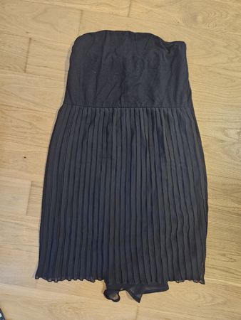 Damen Trägerloses Kleid Schwarz Grösse S guter Zustand