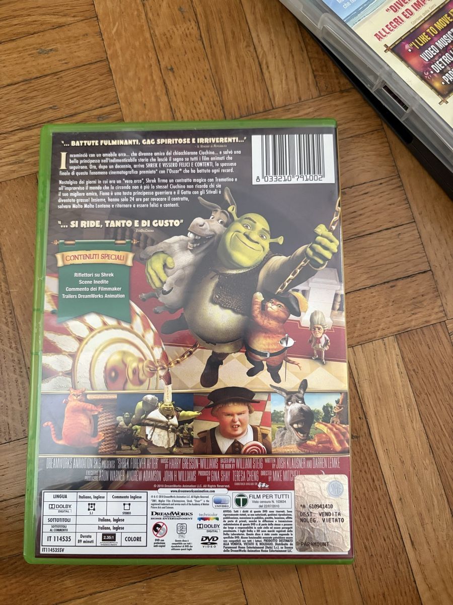 Tutti i DVDs: Shrek e vissero felici e contenti DVD – Usato da Viganello venduto da cos_m2tj 1