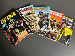 5 Tex Comics auf Italienisch