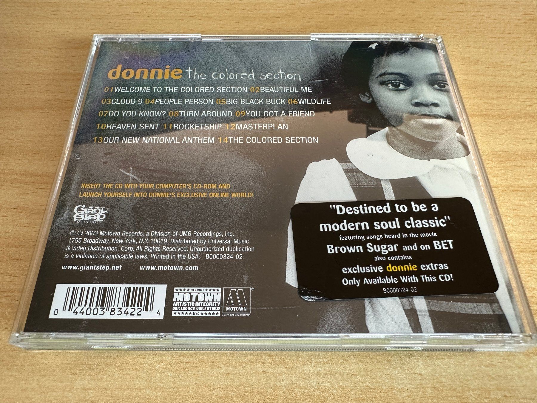CD: Donnie – The Colored Section – Usato da Rikon im Tösstal venduto da Alpenmutz 1