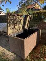 Gartenbox Rattanoptik braun neuwertiger Zustand