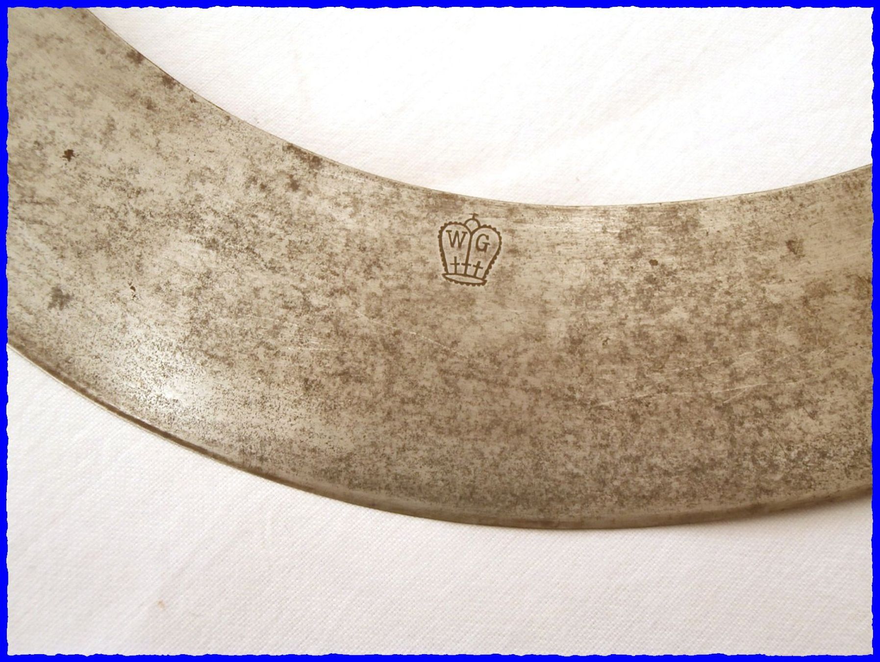 Posate: antikes WIEGEMESSER - Kräutermesser - gemarkt "WG" – Usato da Worblaufen venduto da Re_mo81 4