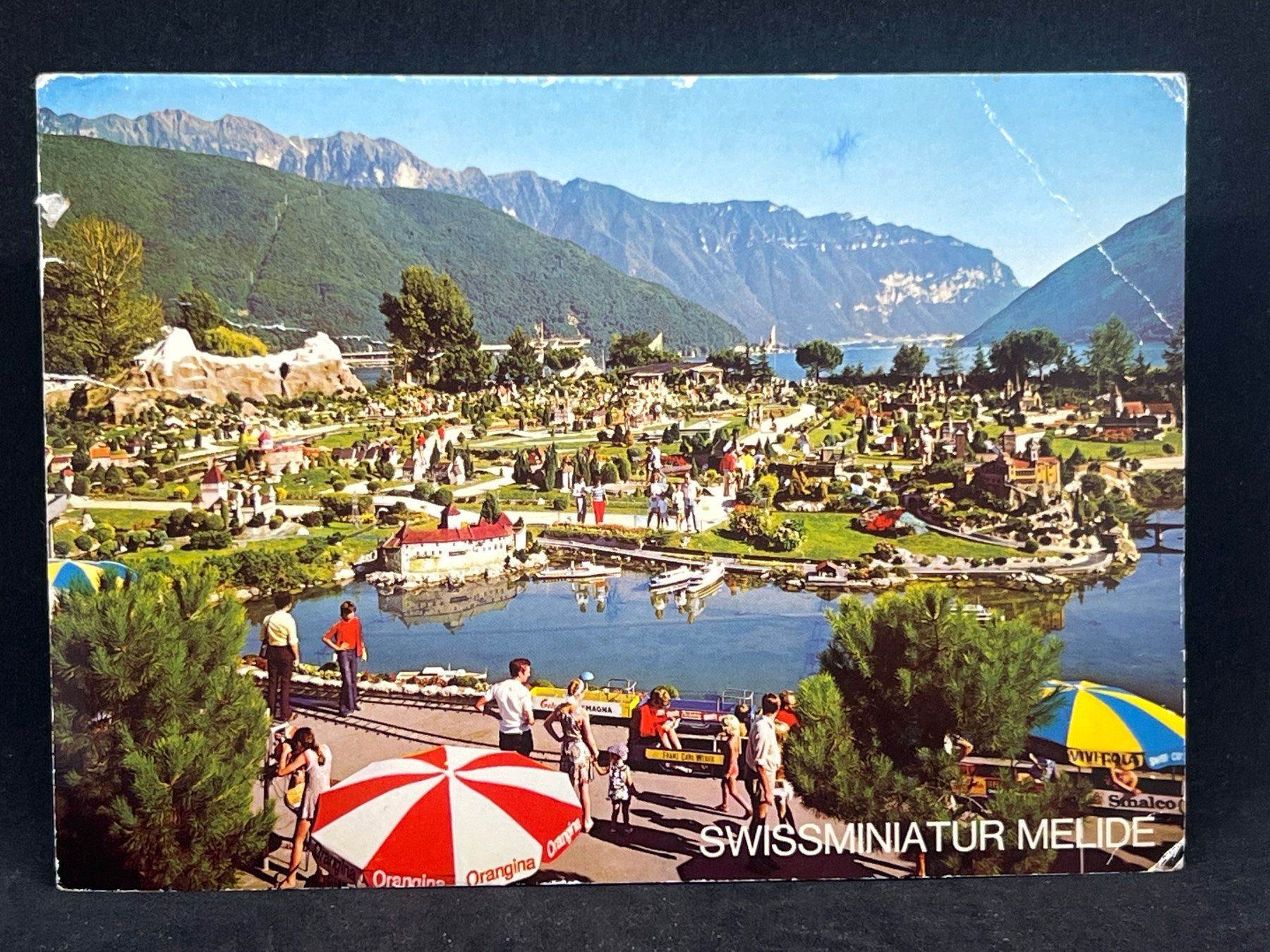 Cartoline postali: Swissminiatur Melide-Lugano - Generalansicht – Usato da Widnau venduto da Brusi9